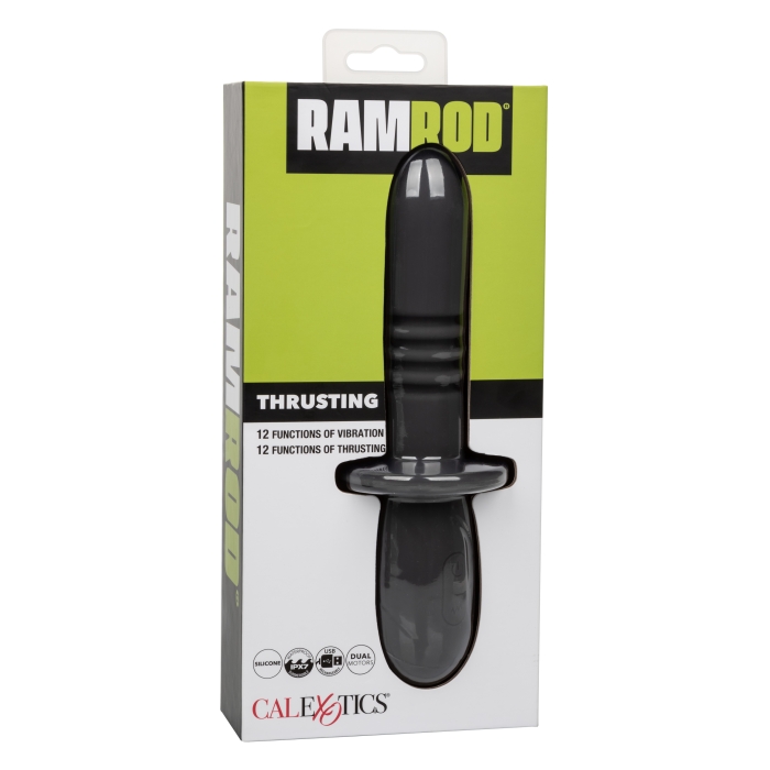 ANAL PROBE 4.75" BLACK 12X RAMROD THRUSTING