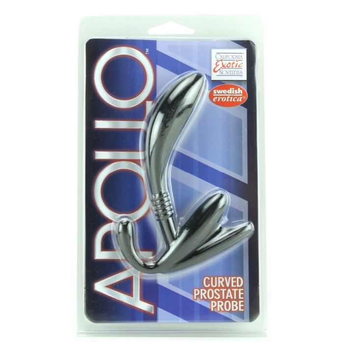 APOLLO CURVED PROSTATE PROBE - BLACK APOLLO CURVED PROSTATE PROBE - BLACK