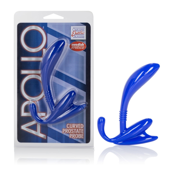 APOLLO CURVED PROSTATE PROBES - BLUE APOLLO CURVED PROSTATE PROBES - BLUE
