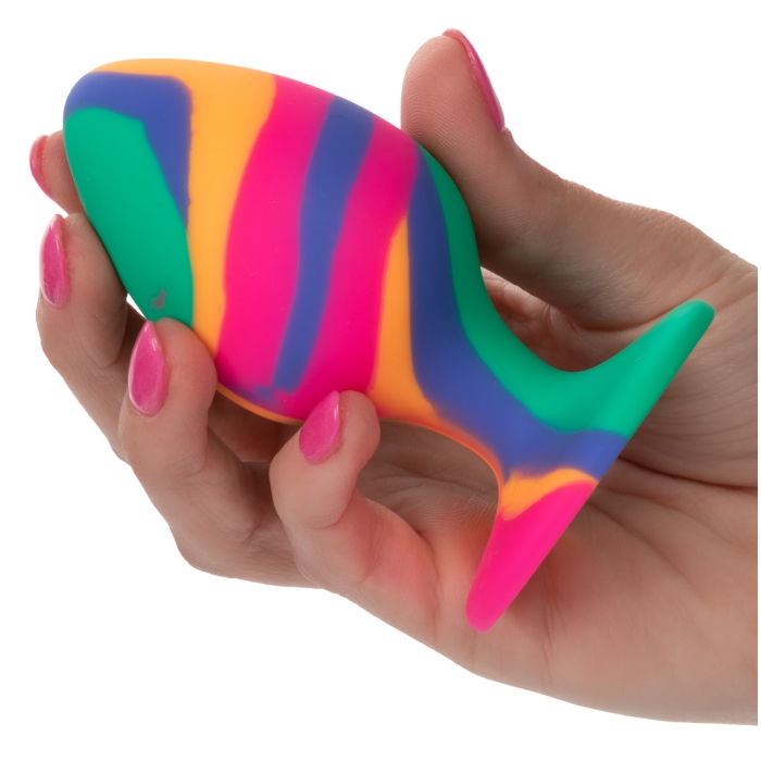 CHEEKY LARGE BUTT PLUG - TIE-DYE
