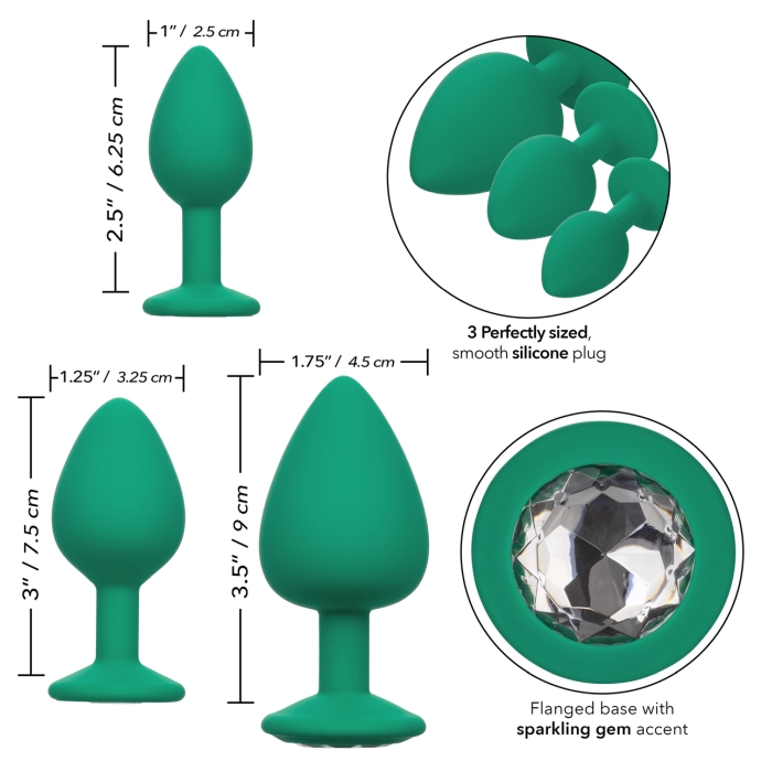 CHEEKY GEMS - GREEN