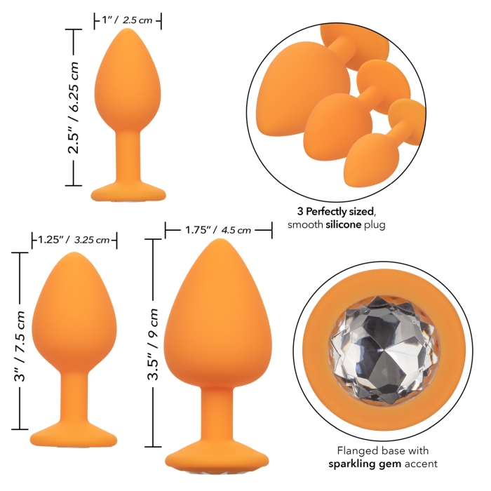 CHEEKY GEMS - ORANGE