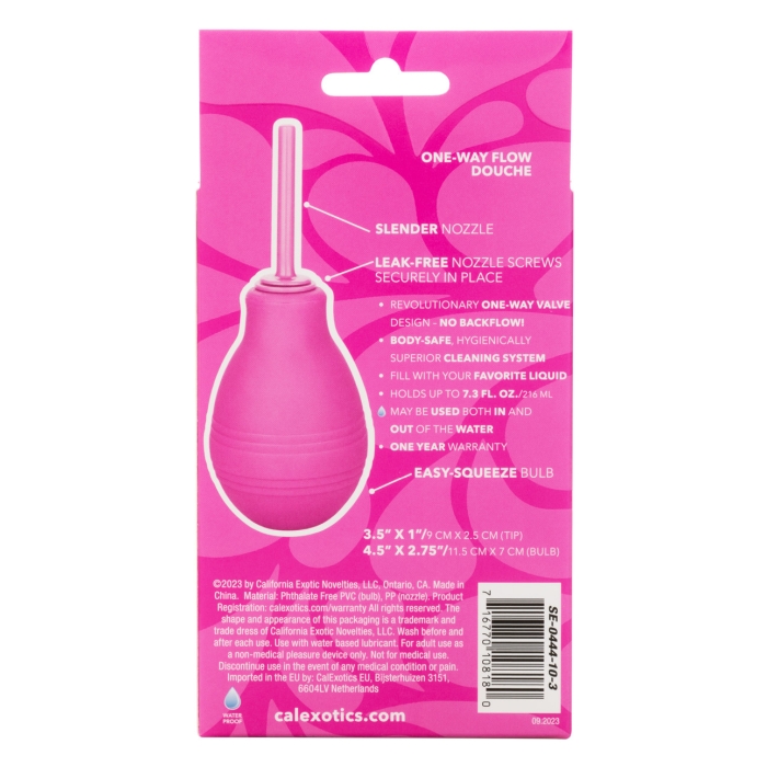 CHEEKY ONE-WAY FLOW DOUCHE - PINK