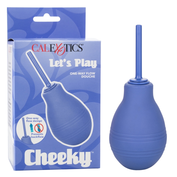 CHEEKY ONE-WAY FLOW DOUCHE - PURPLE CHEEKY ONE-WAY FLOW DOUCHE - PURPLE