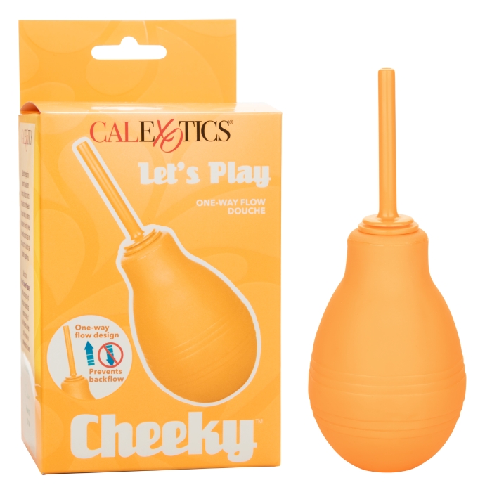 CHEEKY ONE-WAY FLOW DOUCHE - ORANGE CHEEKY ONE-WAY FLOW DOUCHE - ORANGE