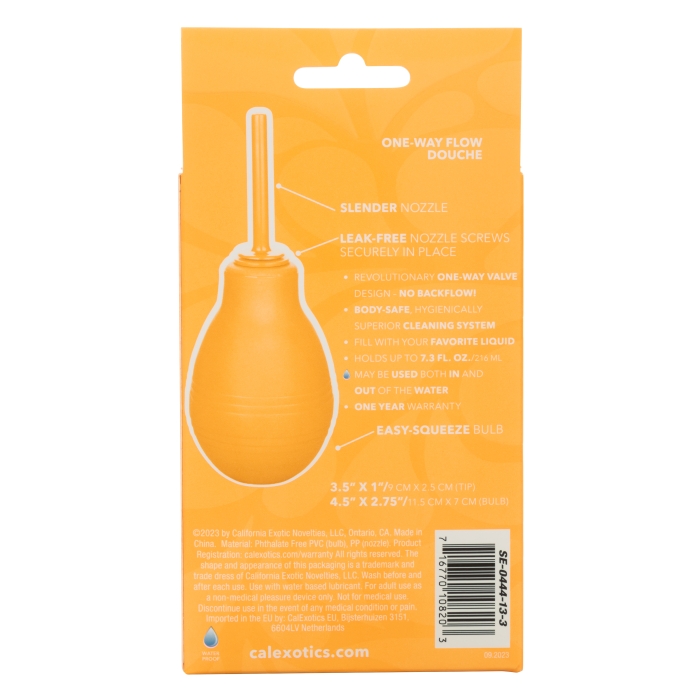CHEEKY ONE-WAY FLOW DOUCHE - ORANGE