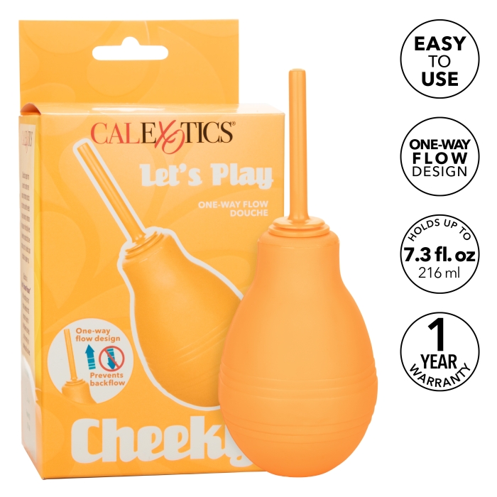 CHEEKY ONE-WAY FLOW DOUCHE - ORANGE