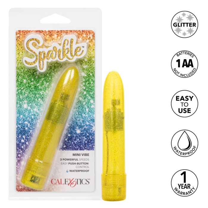 SPARKLE MINI VIBE - YELLOW SPARKLE MINI VIBE - YELLOW
