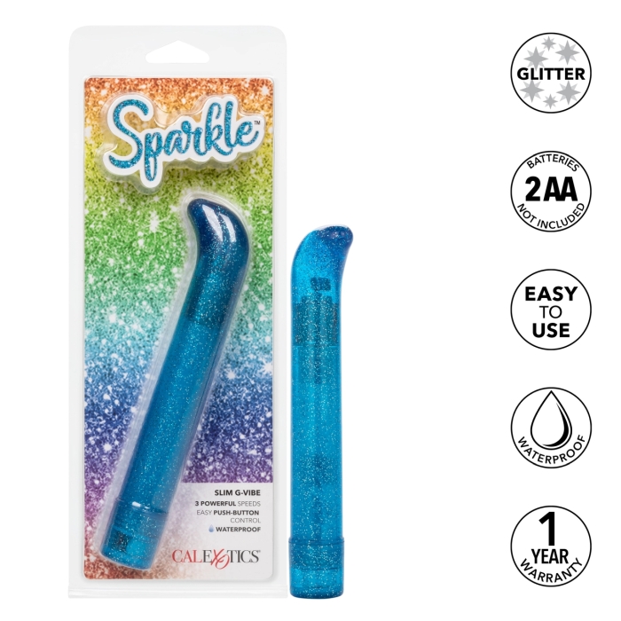 SPARKLE SLIM G-VIBE - BLUE SPARKLE SLIM G-VIBE - BLUE