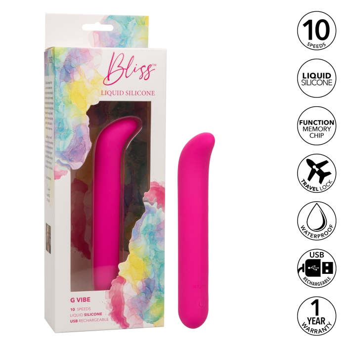 BLISS LIQUID SILICONE G 10X VIBE - PINK