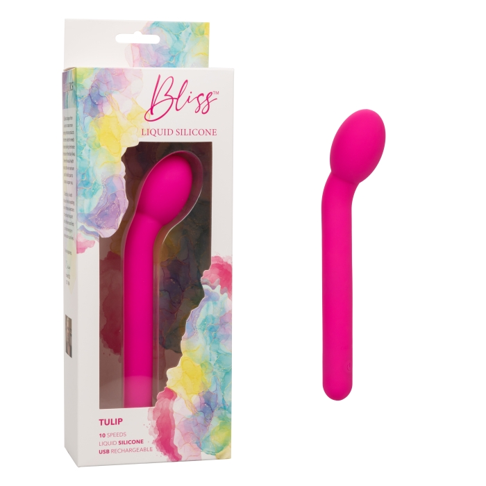 BLISS LIQUID SILICONE TULIP 10X VIBE - PINK BLISS LIQUID SILICONE TULIP 10X VIBE - PINK