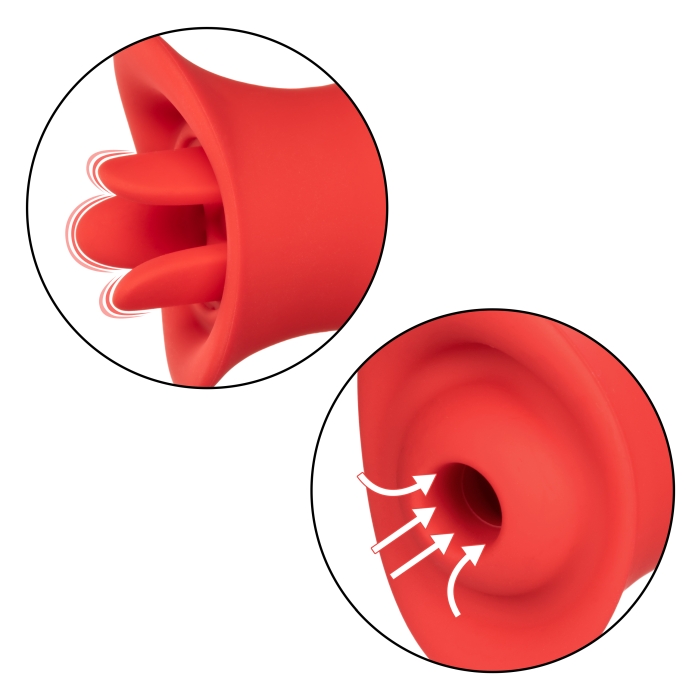FRENCH KISS SUCK & PLAY 12X INTERCHANGEABLE SET - RED