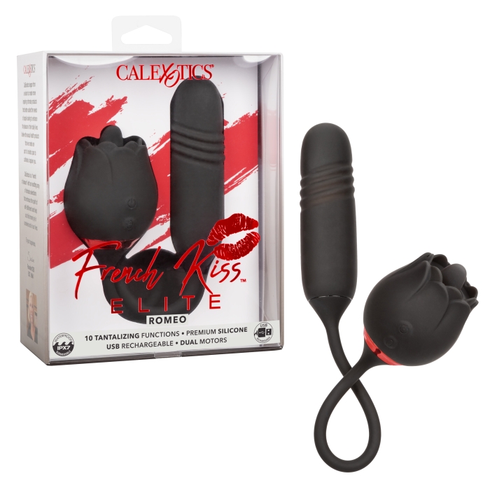 STIMULATOR BLACK 10X FRENCH KISS ELITE ROMEO STIMULATOR BLACK 10X FRENCH KISS ELITE ROMEO