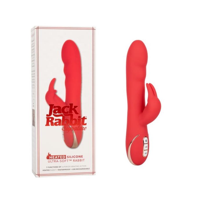 JACK RABBIT SIGNATURE HEATED SILICONE ULTRA-SOFT RABBIT JACK RABBIT SIGNATURE HEATED SILICONE ULTRA-SOFT RABBIT