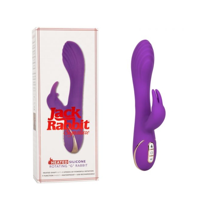 JACK RABBIT SIGNATURE HEATED SILICONE ROTATING G RABBIT JACK RABBIT SIGNATURE HEATED SILICONE ROTATING G RABBIT