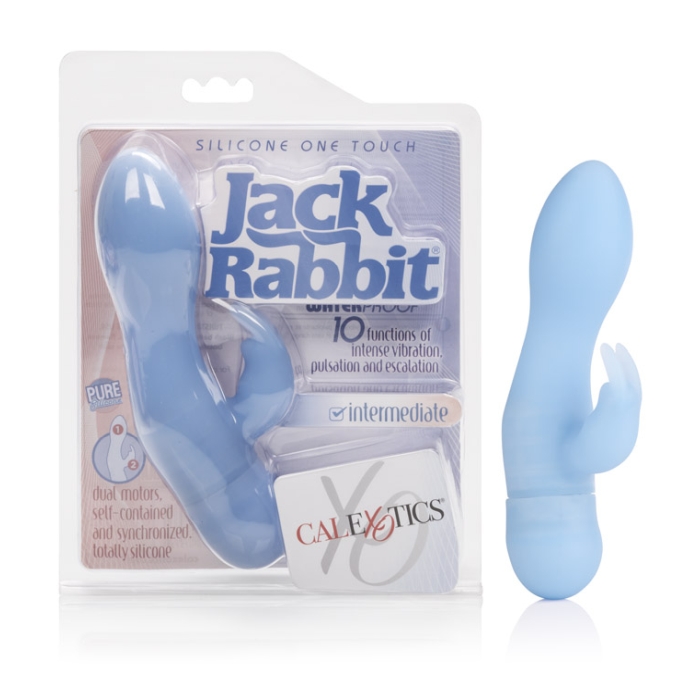 SILICONE JACK RABBIT ONE TOUCH - BLUE SILICONE JACK RABBIT ONE TOUCH - BLUE