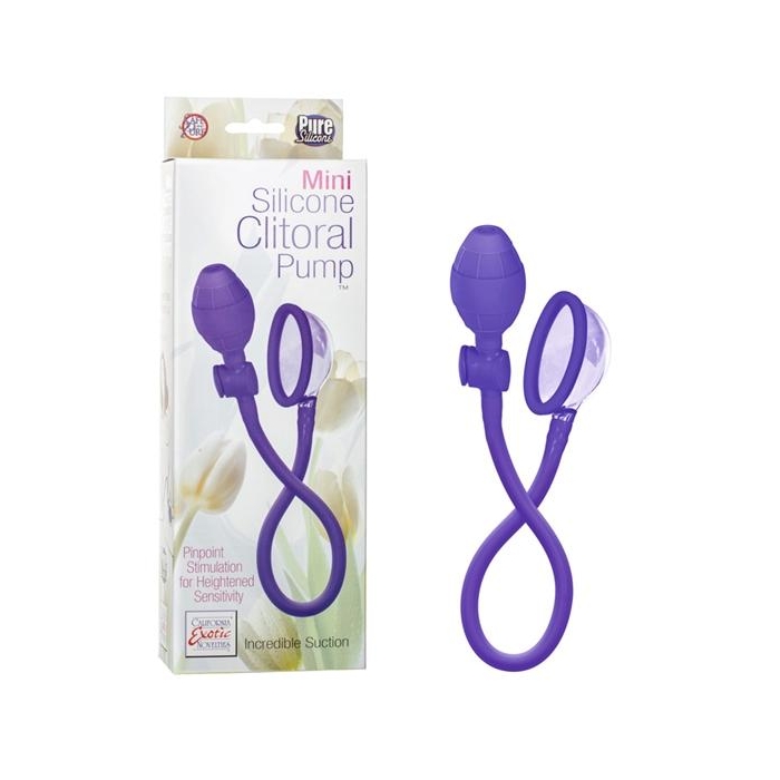 MINI SILICONE CLITORAL PUMP - PURPLE MINI SILICONE CLITORAL PUMP - PURPLE