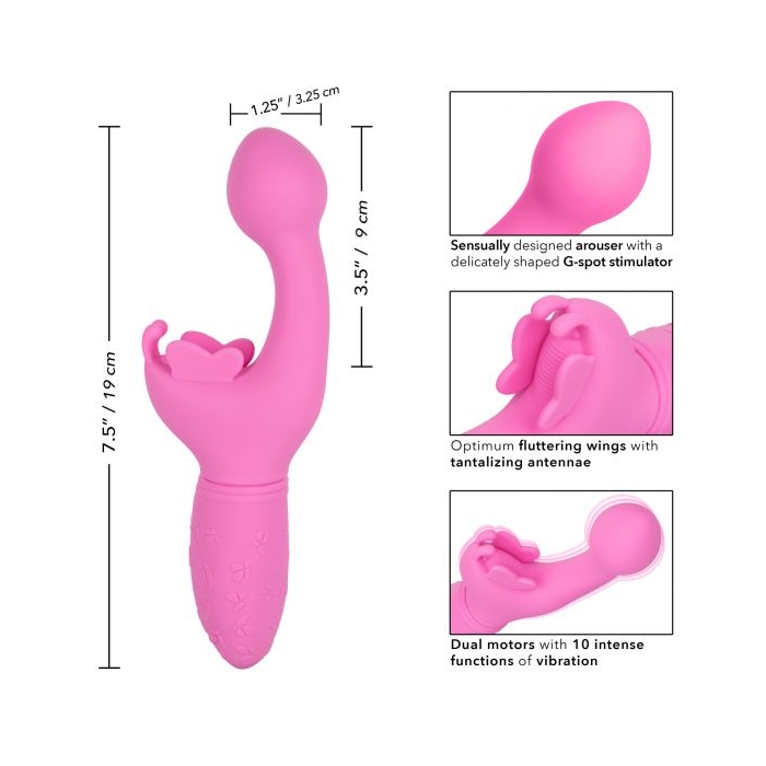 RECHARGEABLE BUTTERFLY KISS - PINK