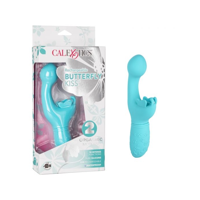 RECHARGEABLE BUTTERFLY KISS - BLUE RECHARGEABLE BUTTERFLY KISS - BLUE