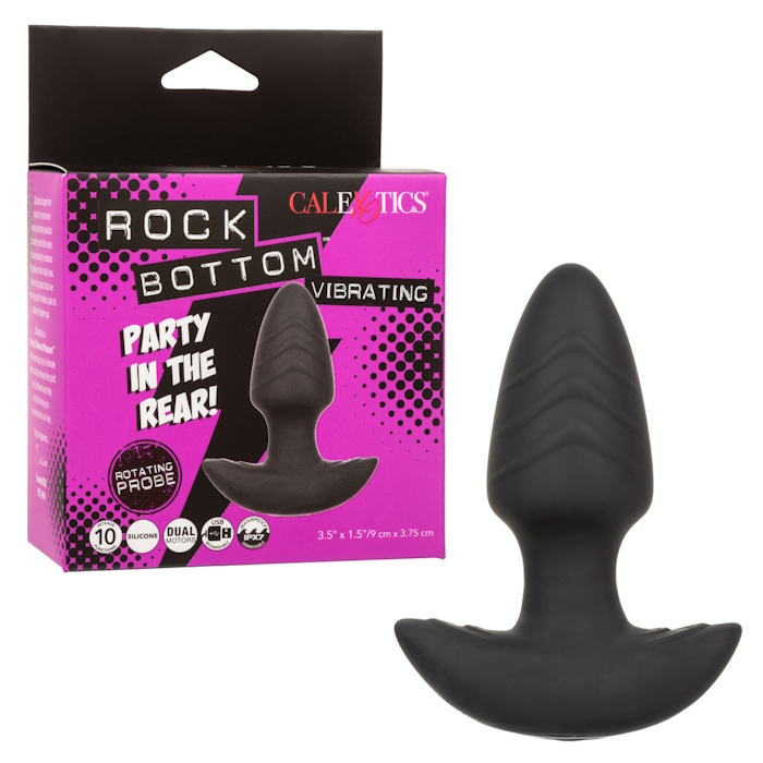 ROCK BOTTOM VIBRATING ROTATING PROBE - BLACK ROCK BOTTOM VIBRATING ROTATING PROBE - BLACK