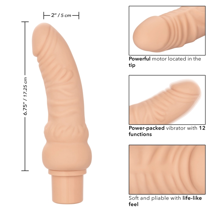 RECHARGEABLE POWER STUD CURVY VIBE - IVORY