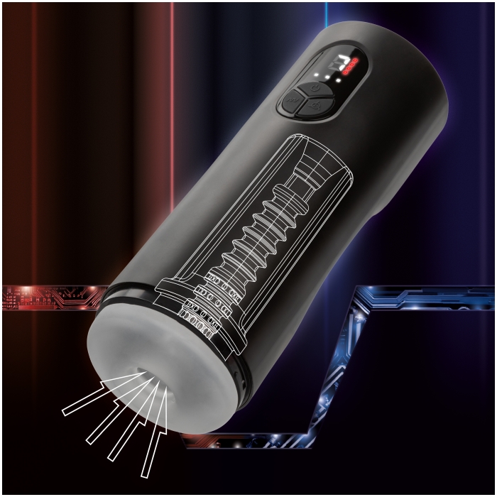 BIONIC SUCKING AND VIBRATING MASTURBATOR