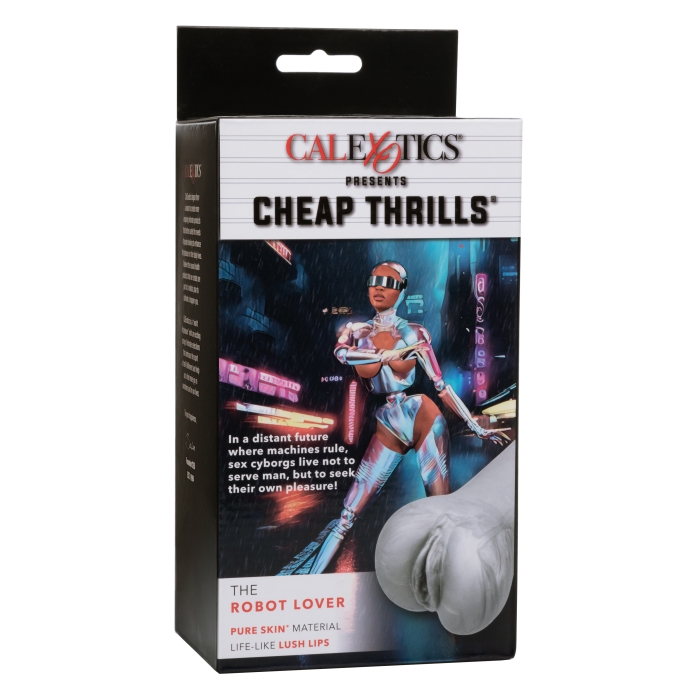 STROKER 5.5" SILVER CHEAP THRILLS: THE ROBOT LOVER