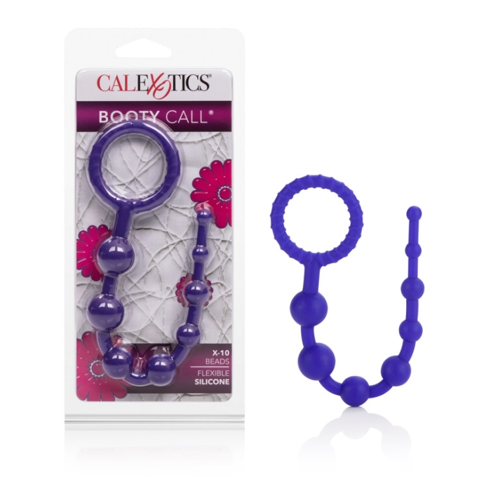 BOOTY CALL X- 10 BEADS- PURPLE BOOTY CALL X- 10 BEADS- PURPLE