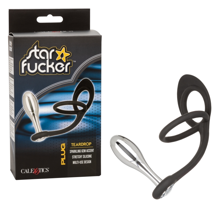 STAR FUCKER TEARDROP PLUG - BLACK STAR FUCKER TEARDROP PLUG - BLACK