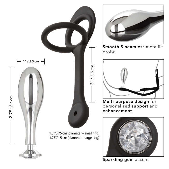 STAR FUCKER TEARDROP PLUG - BLACK