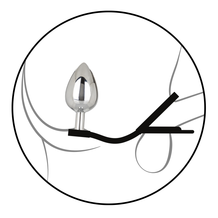 STAR FUCKER XL TEARDROP PLUG - BLACK