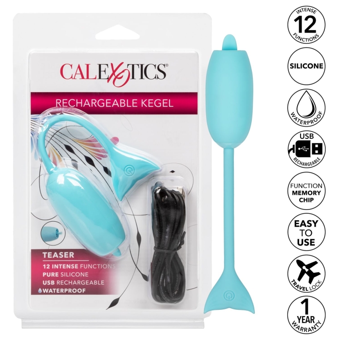 RECHARGEABLE KEGEL TEASER - BLUE RECHARGEABLE KEGEL TEASER - BLUE