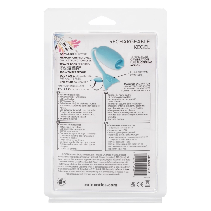 RECHARGEABLE KEGEL TEASER - BLUE