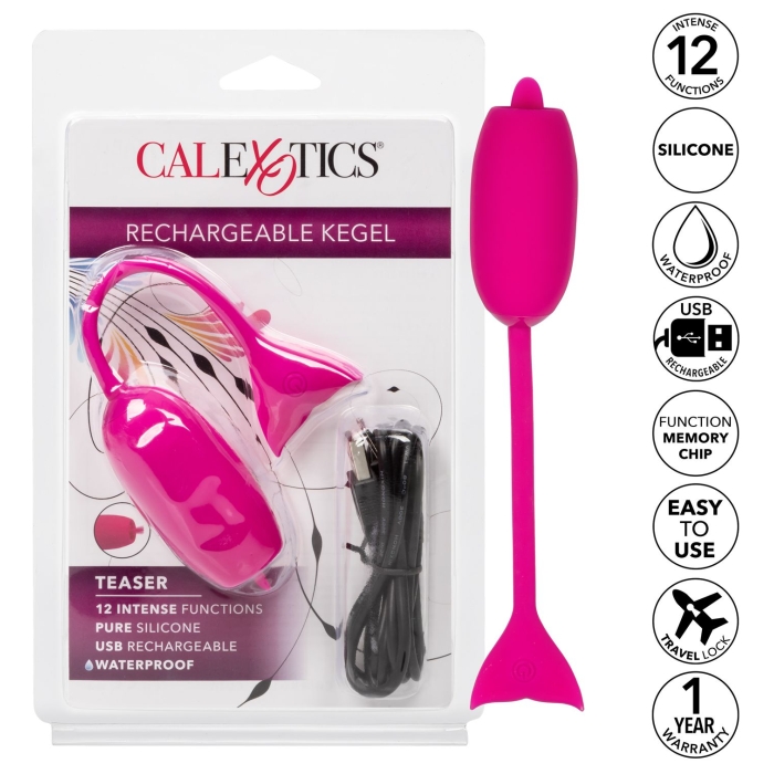 RECHARGEABLE KEGEL TEASER - PINK RECHARGEABLE KEGEL TEASER - PINK