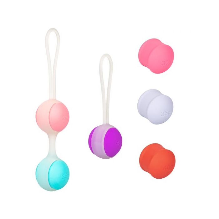SHE-OLOGY INTERCHANGEABLE WEIGHTED KEGEL SET
