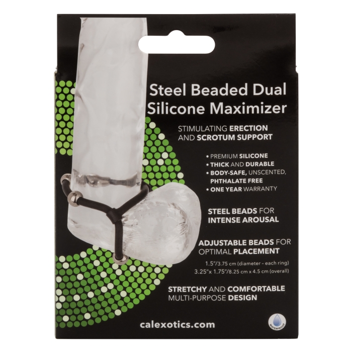 STEEL BEADED DUAL SIL MAXIMZR BLK