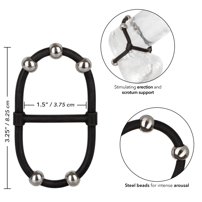 STEEL BEADED DUAL SIL MAXIMZR BLK