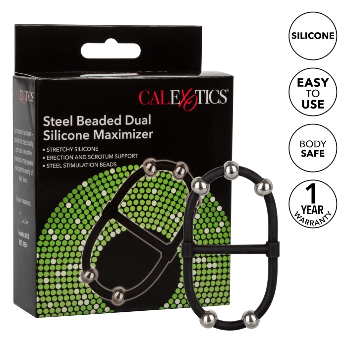 STEEL BEADED DUAL SIL MAXIMZR BLK