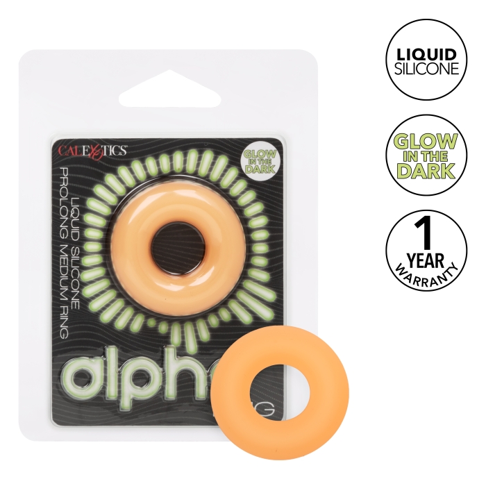 ALPHA GLOW-IN-THE-DARK LIQUID SILICONE PROLONG MEDIUM