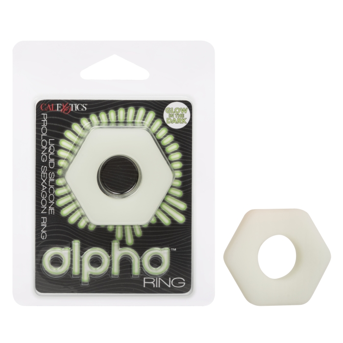 ALPHA GLOW-IN-THE-DARK LIQUID SILICONE PROLONG SEXAGON ALPHA GLOW-IN-THE-DARK LIQUID SILICONE PROLONG SEXAGON