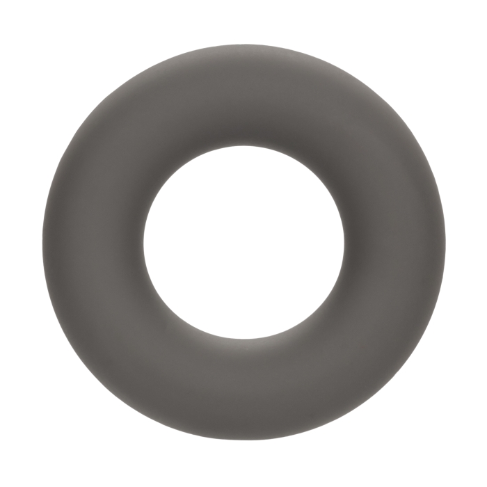 COCK RING BLACK ALPHA LIQUID SILICONE PROLONG SET OF 2