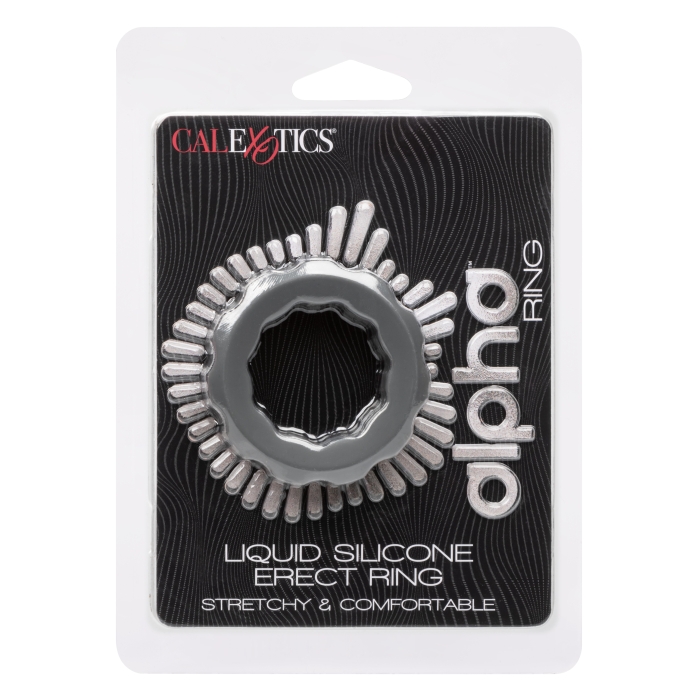 ALPHA LIQUID SILICONE ERECT RING - GRAY