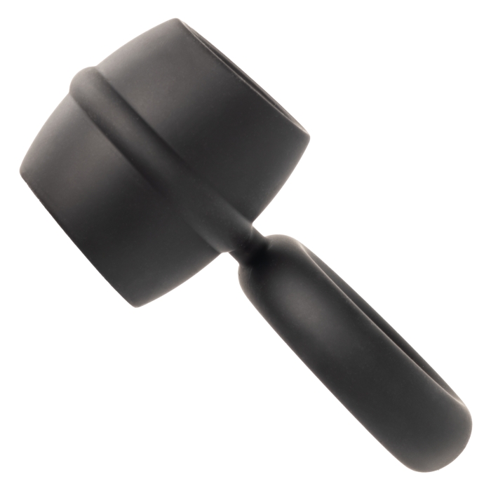ALPHA LIQUID SILICONE DUAL MAGNUM RING - BLACK