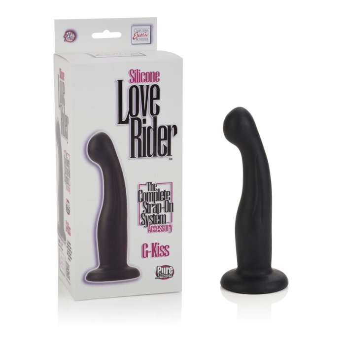 SILICONE LOVE RIDER G-KISS - BLACK SILICONE LOVE RIDER G-KISS - BLACK