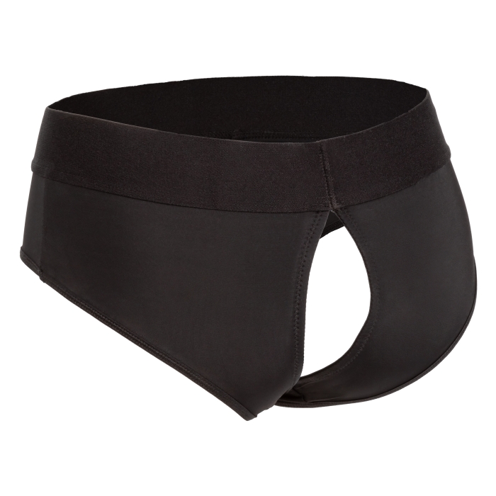 HER ROYAL HARNESS BACKLESS BRIEF S/M - BLACK