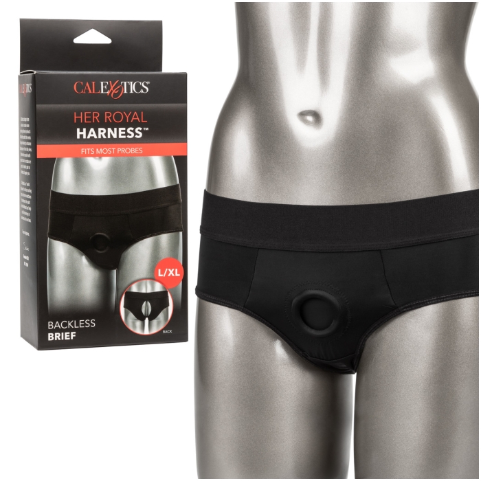 HER ROYAL HARNESS BACKLESS BRIEF L/XL HER ROYAL HARNESS BACKLESS BRIEF L/XL