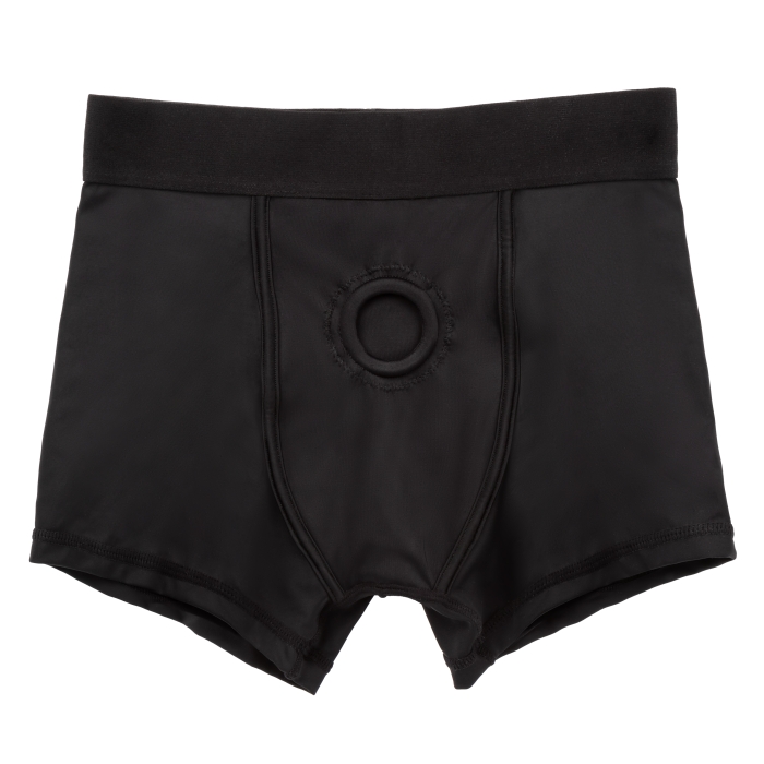 HER ROYAL HARNESS BOXER BRIEF L/XL - BLACK