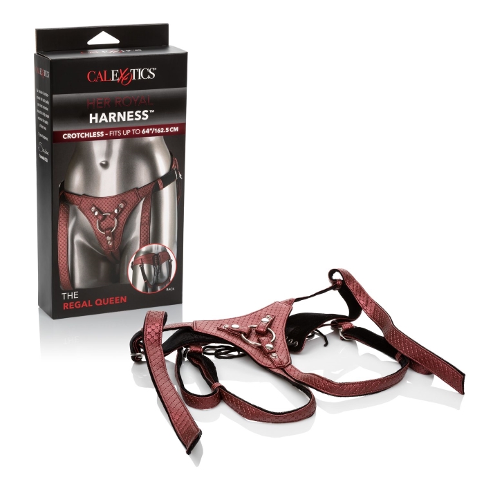 HER ROYAL HARNESS THE REGAL QUEEN - RED HER ROYAL HARNESS THE REGAL QUEEN - RED