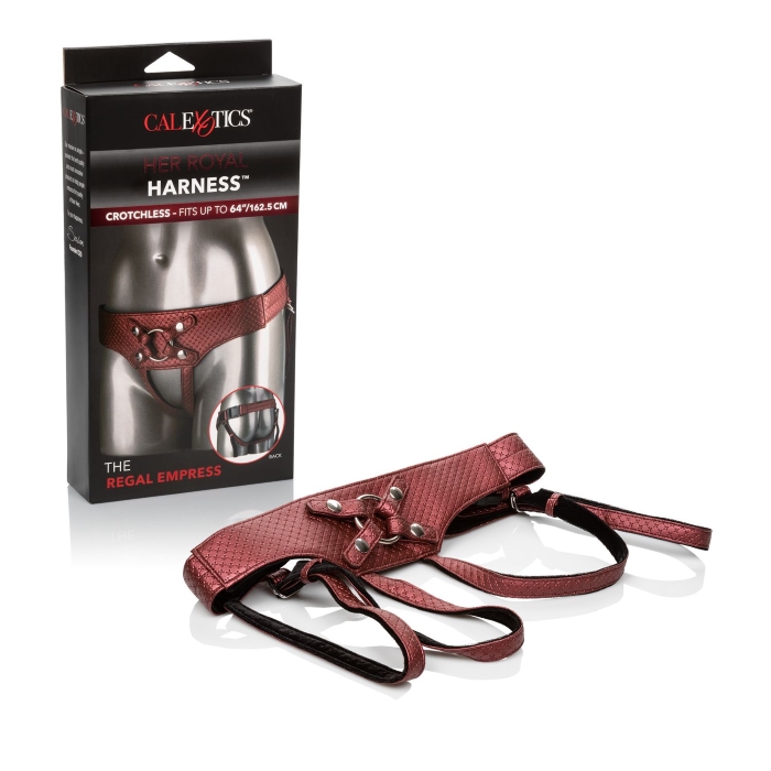 HER ROYAL HARNESS THE REGAL EMPRESS - RED HER ROYAL HARNESS THE REGAL EMPRESS - RED
