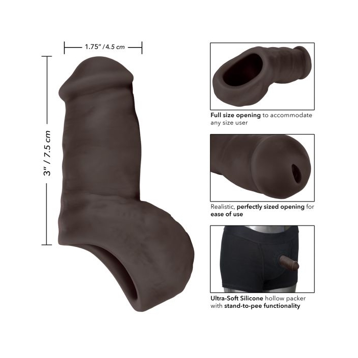 PACKER GEAR ULTRA-SOFT SILICONE STP - BLACK